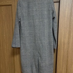 Bershka チェック柄チェスターコートの画像