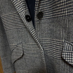 Bershka チェック柄チェスターコートの画像