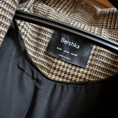 Bershka チェック柄チェスターコートの画像
