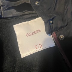 中綿ジャケット　pull&bear ブラック　Mの画像