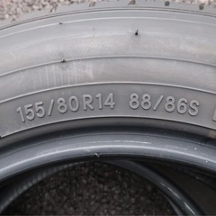 ※掲載は1/1迄【値引き交渉OK】2025年 タイヤのみ TOYO H11 155/80R14 88/86S LT規格 バリ溝 プロボックス サクシードの画像