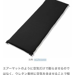 ワークマン　インフレーターマットの画像
