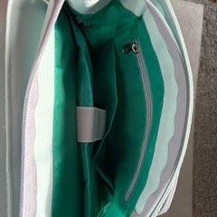 Wind Took 水色リュック　USB端子付きの画像