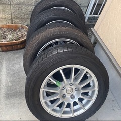 【スタッドレス】DUNLOP 205/60R16 タイヤ・ホイールセット4本セットの画像