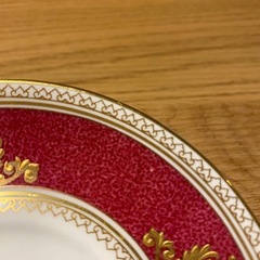 ウェッジウッド　コロンビア　パウダールビー　デミタスカップ&ソーサーの画像