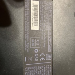 ジャンク品　2006年製　ソニー　ポータルブルDVDプレイヤーの画像