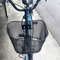 カゴ付き自転車の画像