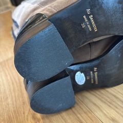 Au BANNISTERブラウン スエード ロングブーツの画像