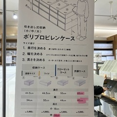 奥行き65.幅40.高さ24 無印衣装ケースの画像