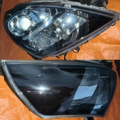 マツダ 純正 LY3P MPV HID ヘッドランプ 左右セット ブルースモークカスタムの画像