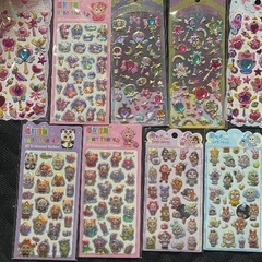 A5サイズシール張・ミニシール張・シール9個セットの画像