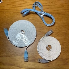 ギガビットイーサネット用　スイッチングハブ・LANケーブル・USB-LAN変換アダプタ セットの画像