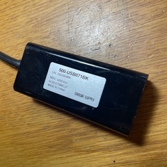 ギガビットイーサネット用　スイッチングハブ・LANケーブル・USB-LAN変換アダプタ セットの画像