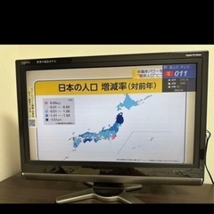 SHARP 32型テレビの画像