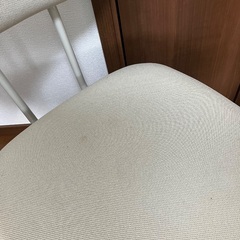 回転椅子 デスクチェア キャスター付き 昇降チェア 高さ調節可能 勉強机・学習用に 白 メッシュの画像