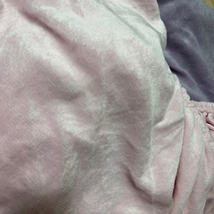 布団カバーセット ダブル 4点セット パープル ピンクの画像