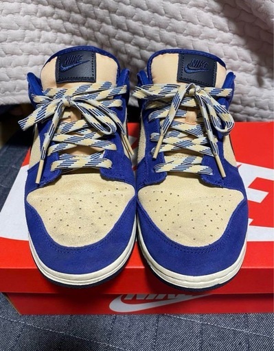 【初売り特売】NIKE Dunk Low "Navy/Beige" 27.5cm 極美品 使用10時間未満