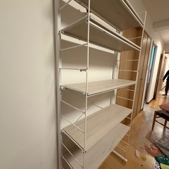ニトリ　エヌポルダ　5段　突っ張り収納　棚　シェルフの画像