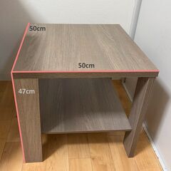 サイドデスク 50cm×50cm×47cmの画像