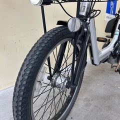 245　丁寧に整備済　新基準パナソニックギュットアニーズ電動アシスト自転車20インチ中古車の画像