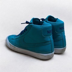 ナイキ ブレーザー MID 28.5cm ターコイズ ハイカット スニーカーの画像