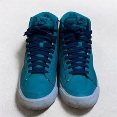 ナイキ ブレーザー MID 28.5cm ターコイズ ハイカット スニーカーの画像