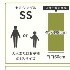 セルタン　車中泊マットレス　セミシングルの画像