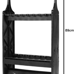 REAL METHOD 釣り竿スタンド 16本用 ロッドスタンド 収納 タカミヤ リアルメソッド ロッドスタンド・タックルボックス道具掛けセットの画像