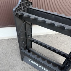 REAL METHOD 釣り竿スタンド 16本用 ロッドスタンド 収納 タカミヤ リアルメソッド ロッドスタンド・タックルボックス道具掛けセットの画像