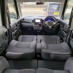 初売り2日から‼️ Bluetooth対応ナビ付き☆月々1万円〜分割払い可❗️ 車検2年付き！【名義変更代込み】大人気☆スズキ スペーシア カスタム☆走行中DVD見れます☆両側スライドドア☆ドラレコ☆スマートキー☆フルオートエアコン☆事故修復歴無し☆そのまま乗って帰れます‼️③香川の画像