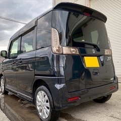 初売り2日から‼️ Bluetooth対応ナビ付き☆月々1万円〜分割払い可❗️ 車検2年付き！【名義変更代込み】大人気☆スズキ スペーシア カスタム☆走行中DVD見れます☆両側スライドドア☆ドラレコ☆スマートキー☆フルオートエアコン☆事故修復歴無し☆そのまま乗って帰れます‼️③香川の画像