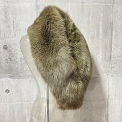 【美品】ファー　毛皮　マフラー　ストール　成人式　振袖　着物　洋服　小物　アイテム　ネックウォーマーの画像
