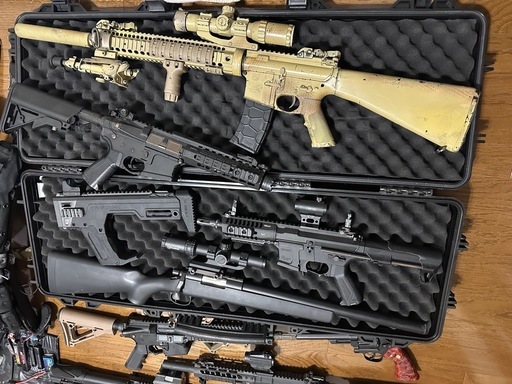 サバゲー引退セット(リポバッテリー、充電器等フルセット) (＆H