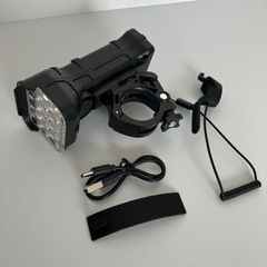 自転車用ライト 高輝度 LED 180 度広角 IPX4 防水 Type-C の画像