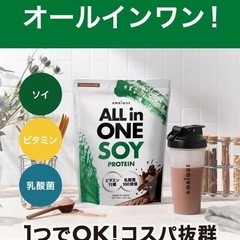 アンビーク AMBiQUE ソイプロテイン 1kg チョコレート味 の画像