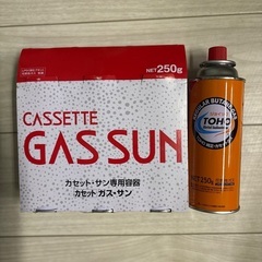 1/3まで　卓上ガスコンロ　ガス付きの画像