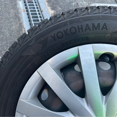 スタッドレスタイヤ　スチールホイールセット 13✖️4.0J スバル　プレオプラス装着 の画像