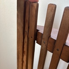 昭和レトロ　木製　コーナーラックの画像