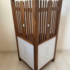 昭和レトロ　木製　コーナーラックの画像