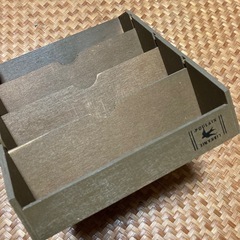 木製 パンフレット カタログ 名刺 スタンドの画像