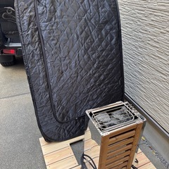 【家庭用サウナセット】テントサウナ＋電気ストーブ（PSE取得）一式／直接引き渡しの画像