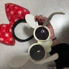 ディズニーサングラス、カチューシャの画像