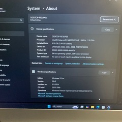Windows11 Pro搭載 ノートPC Celeron N4020 RAM8GB
の画像