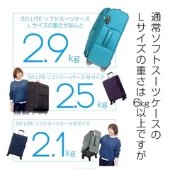 【超軽量★スーツケース】これ１つあれば安心！の画像