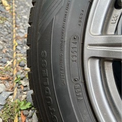 アルミホイール4本　スタッドレスタイヤ　
PCD114.3 5穴の画像