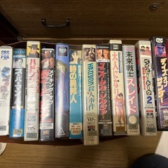 ビデオ50巻ほど　ビデオプレーヤーありの画像