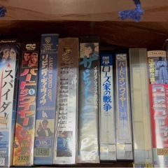 ビデオ50巻ほど　ビデオプレーヤーありの画像