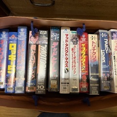 ビデオ50巻ほど　ビデオプレーヤーありの画像