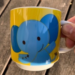 未使用ミキハウスの動物マグカップの画像