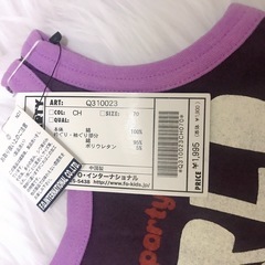 新品PARTYPARTY_両面タンクトップ　の画像